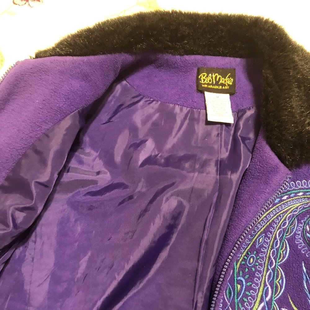 Bob Mackie Wearable Art Jacket Vest - image 2